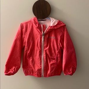 Columbia pink flowers wind breaker